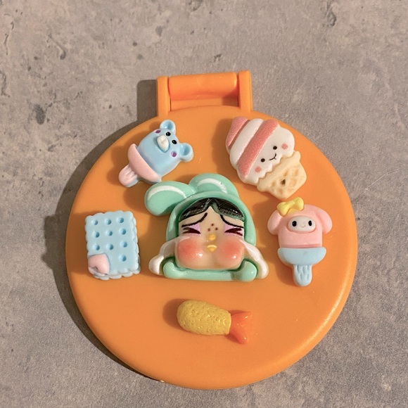 Crybaby Charms Orange Mini Mirror - Picture 1 of 5